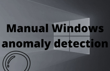 Manual Windows anomaly detection